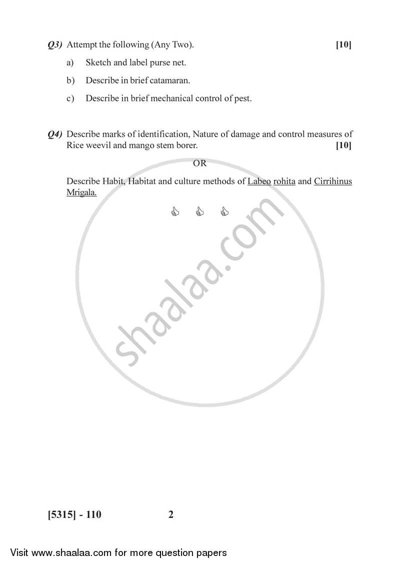 Applied Zoology 1 2017-2018 - B.Sc. - Semester 3 (SYBSc) - University of Pune question paper with PDF download