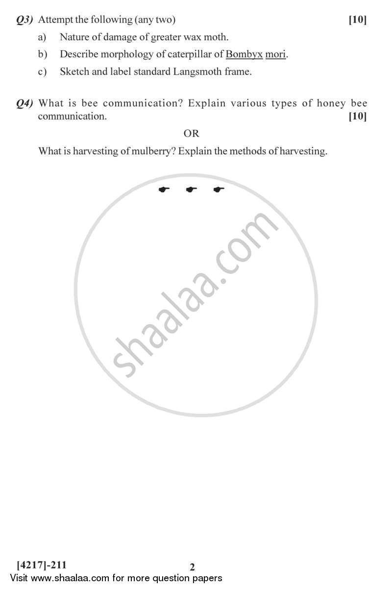Applied Zoology 2 2012-2013 - B.Sc. - Semester 4 (SYBSc) - University of Pune question paper with PDF download