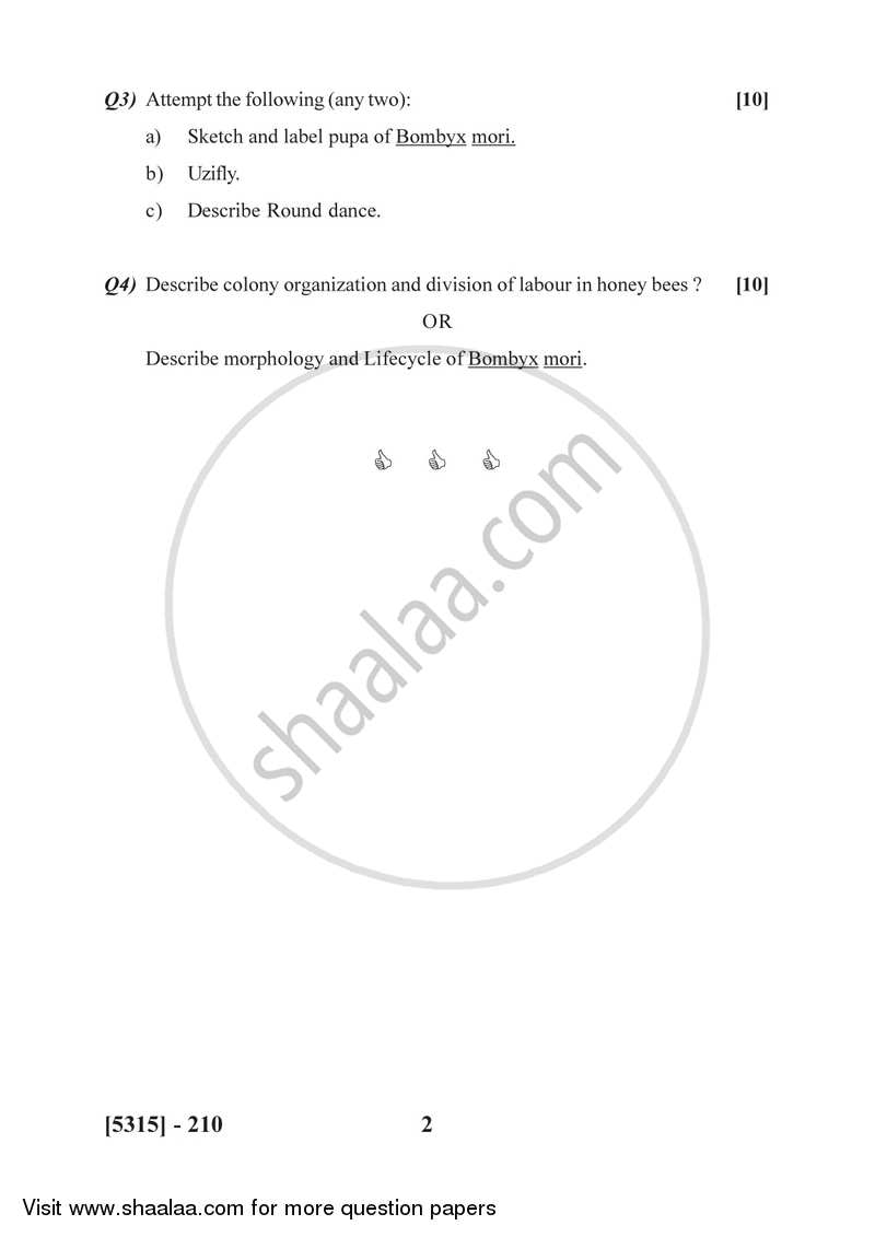 Applied Zoology 2 2017-2018 - B.Sc. - Semester 4 (SYBSc) - University of Pune question paper with PDF download