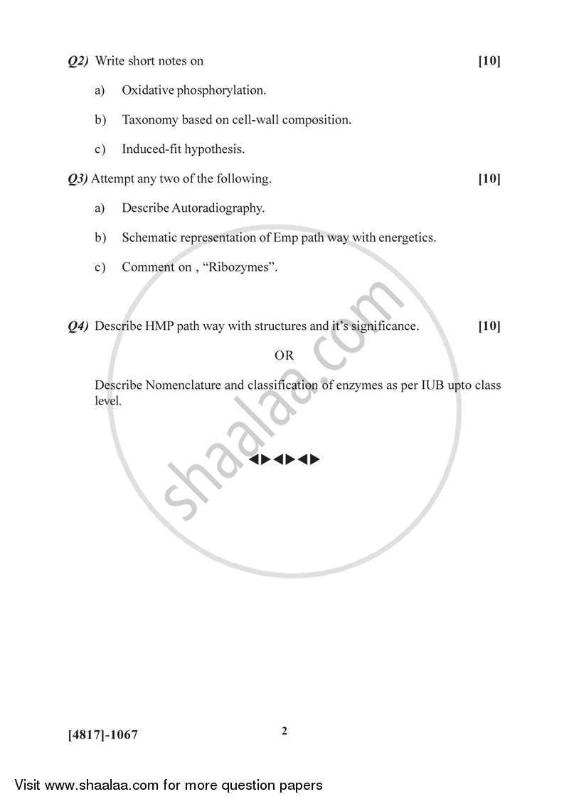 Bacterial Systematics and Physiology 2015-2016 - B.Sc. - Semester 3 (SYBSc) - University of Pune question paper with PDF download