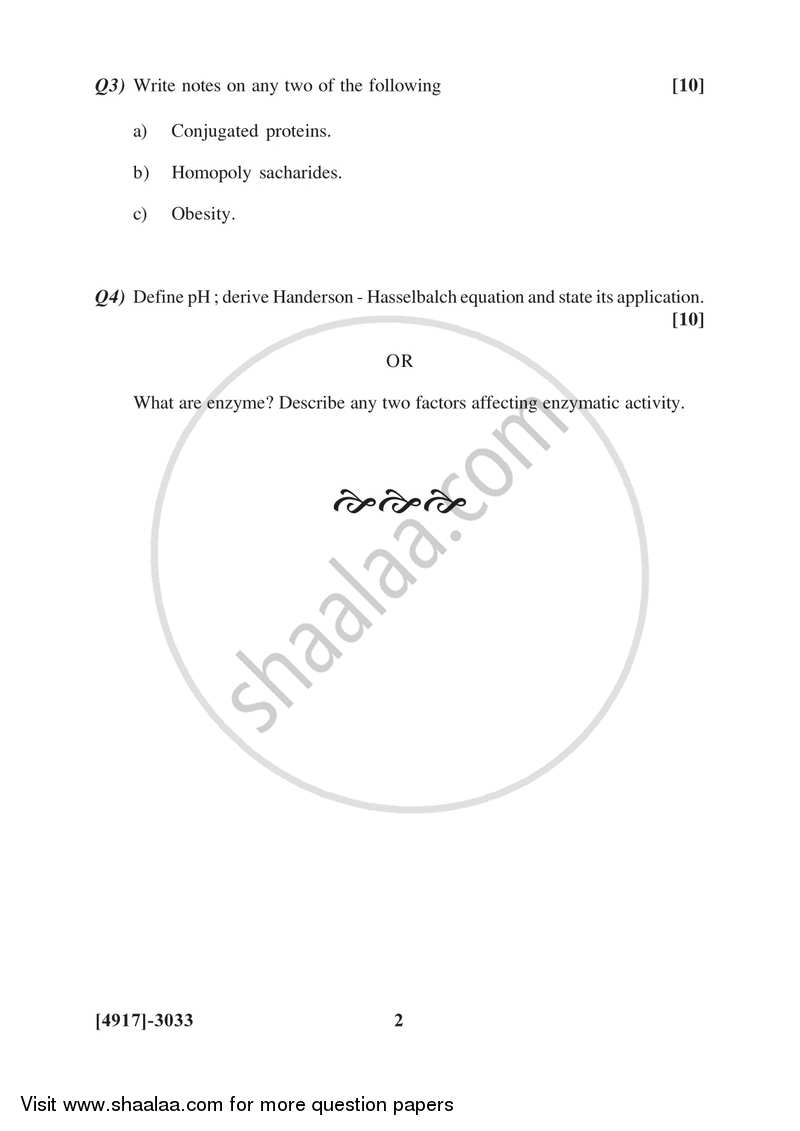 Biological Chemistry 2015-2016 - B.Sc. - Semester 5 (TYBSc) - University of Pune question paper with PDF download