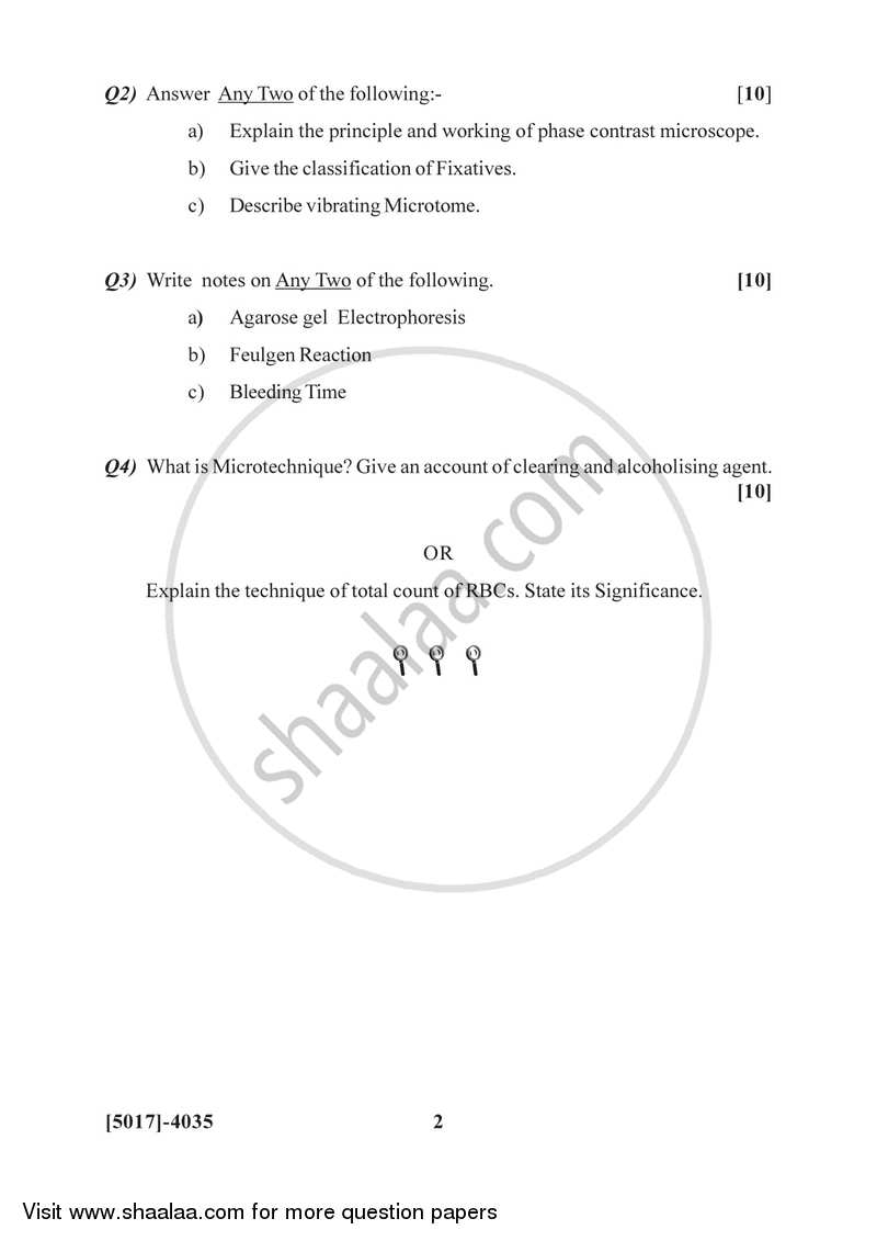 Biological Techniques 2016-2017 - B.Sc. - Semester 6 (TYBSc) - University of Pune question paper with PDF download