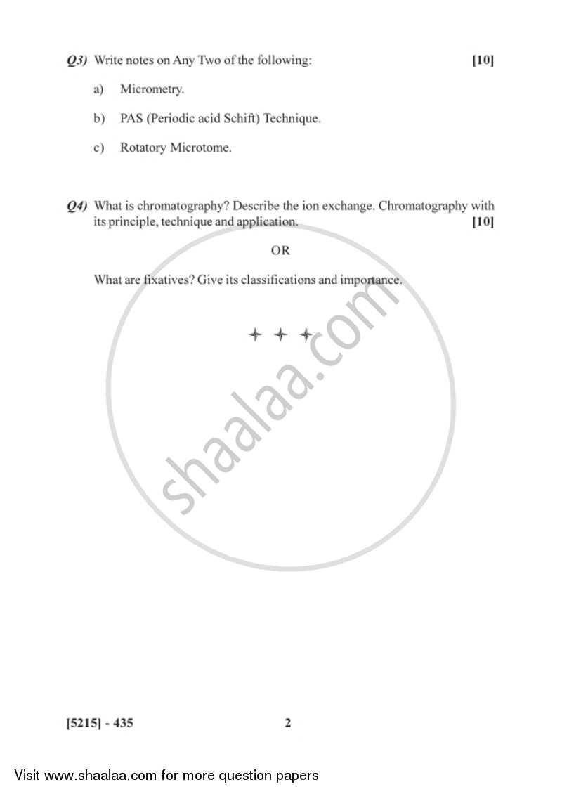 Biological Techniques 2017-2018 - B.Sc. - Semester 6 (TYBSc) - University of Pune question paper with PDF download