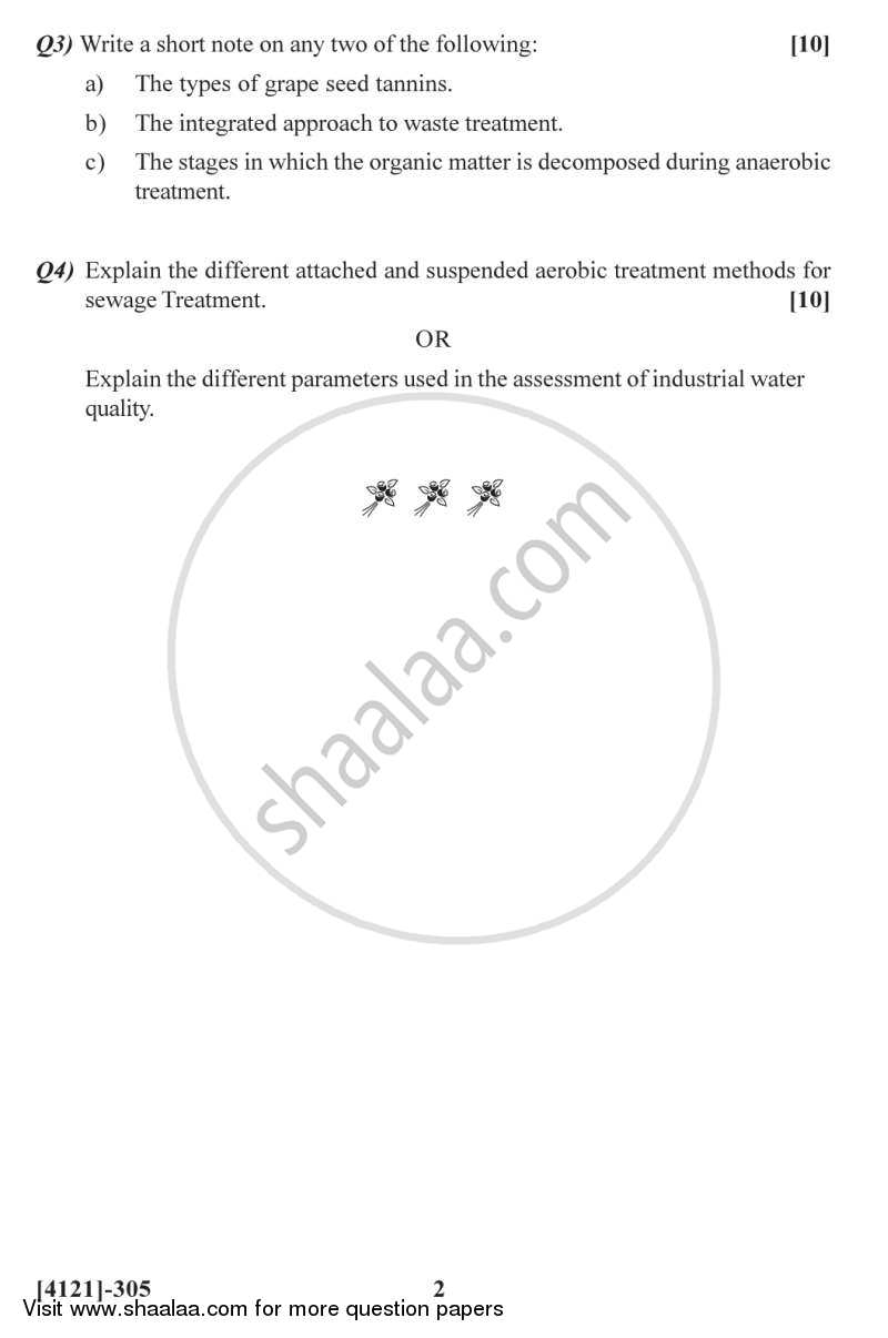 Byproducts and Waste Management 2012-2013 - B.Sc. - Semester 5 (TYBSc) - University of Pune question paper with PDF download