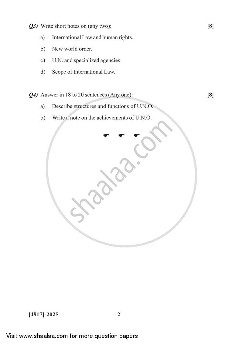 Conflicts Management and Resolution 2015-2016 - B.Sc. - Semester 4 (SYBSc) - University of Pune question paper with PDF download