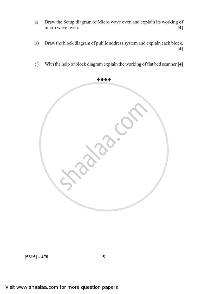 Consumer Electronics 2017-2018 - B.Sc. - Semester 6 (TYBSc) - University of Pune question paper with PDF download