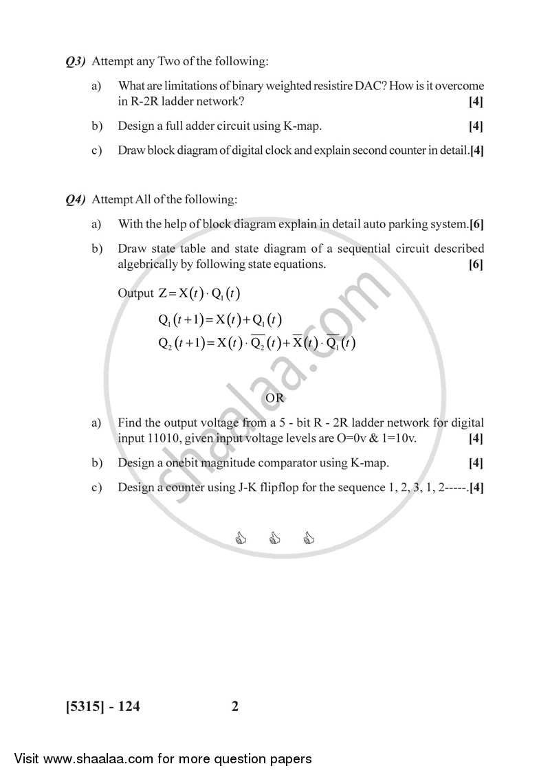 Digital Circuit Design 2017-2018 - B.Sc. - Semester 3 (SYBSc) - University of Pune question paper with PDF download