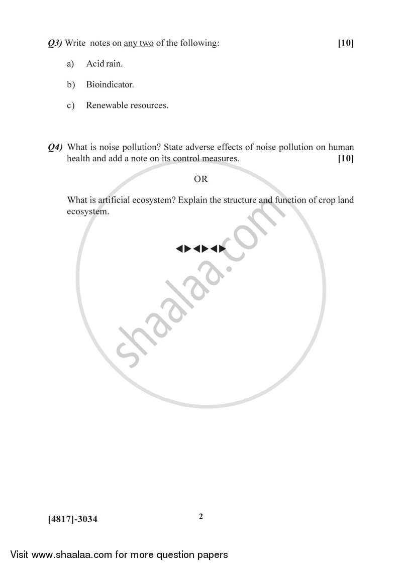 Environmental Biology and Toxicology 2015-2016 - B.Sc. - Semester 5 (TYBSc) - University of Pune question paper with PDF download
