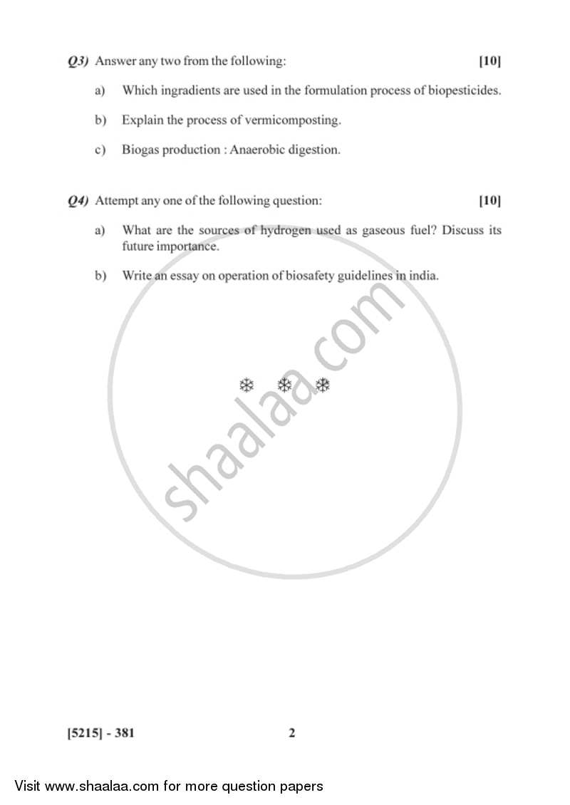 Environmental Biotechnology 1 2017-2018 - B.Sc. - Semester 5 (TYBSc) - University of Pune question paper with PDF download