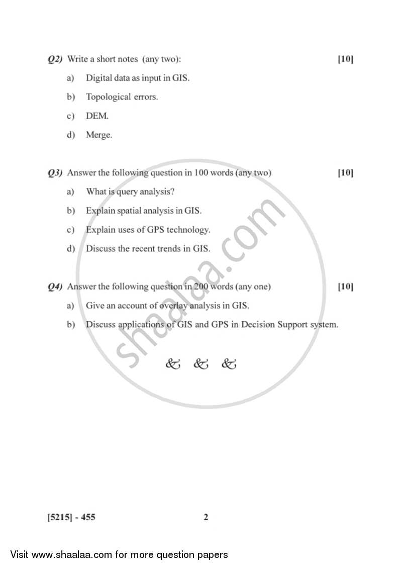 Fundamentals of Geoinformatics 1 2017-2018 - B.Sc. - Semester 6 (TYBSc) - University of Pune question paper with PDF download