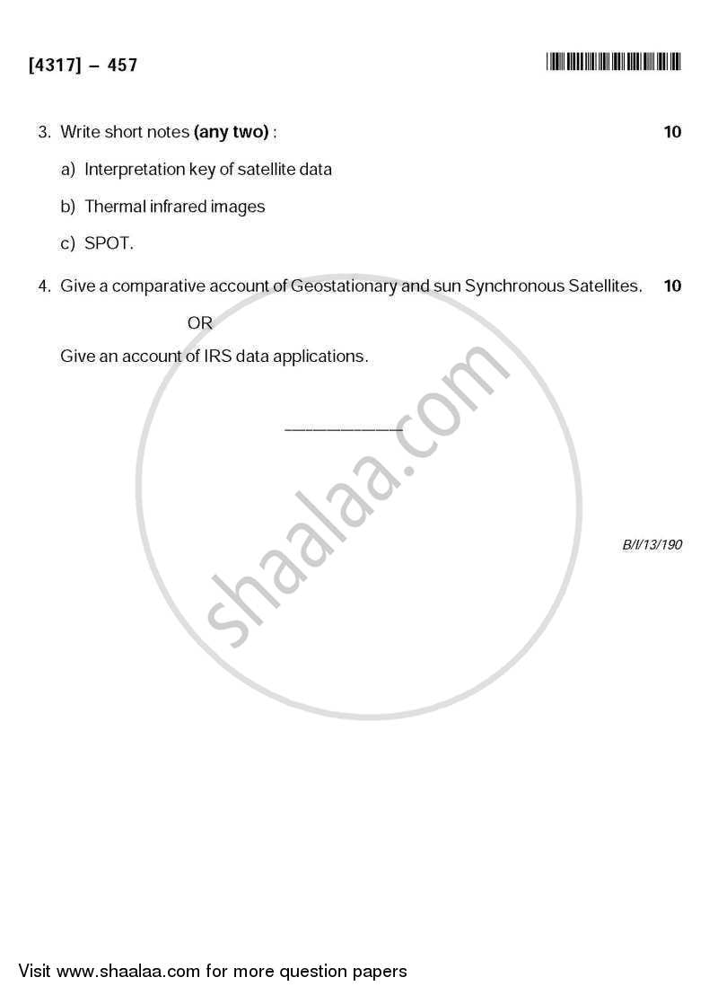 Fundamentals of Geoinformatics 4 2012-2013 - B.Sc. - Semester 6 (TYBSc) - University of Pune question paper with PDF download