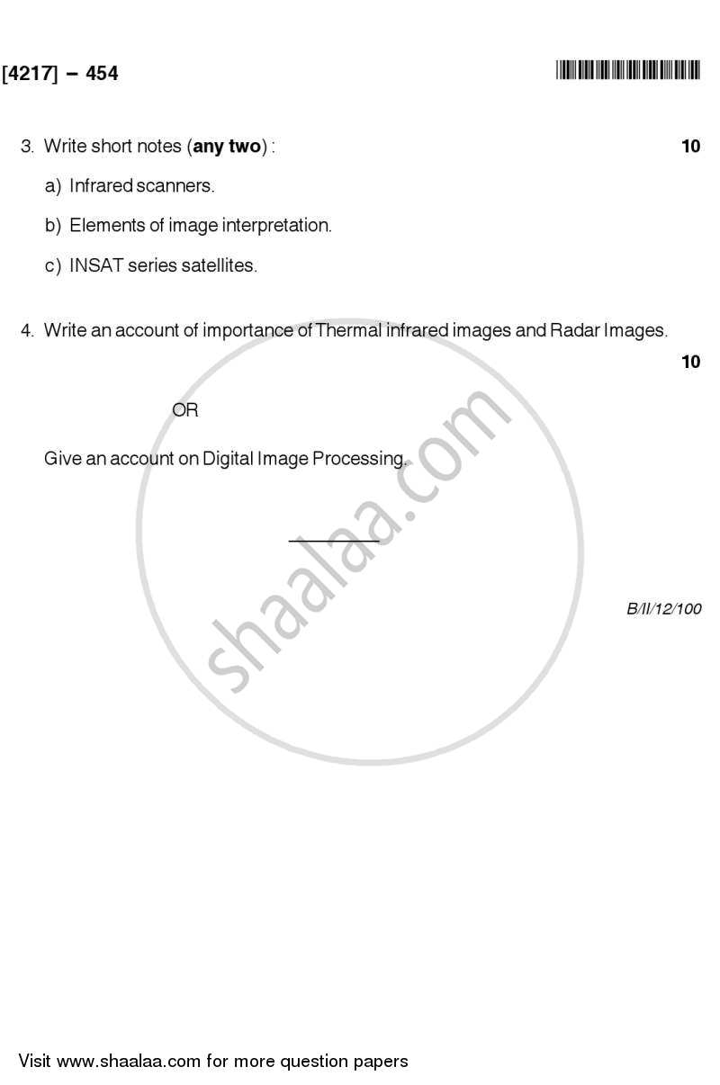 Fundamentals of Geoinformatics 4 2012-2013 - B.Sc. - Semester 6 (TYBSc) - University of Pune question paper with PDF download