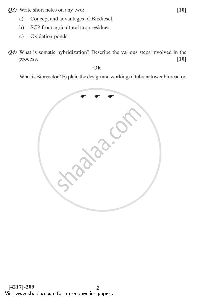Fundamentals of Plant Biotechnology 2012-2013 - B.Sc. - Semester 4 (SYBSc) - University of Pune question paper with PDF download