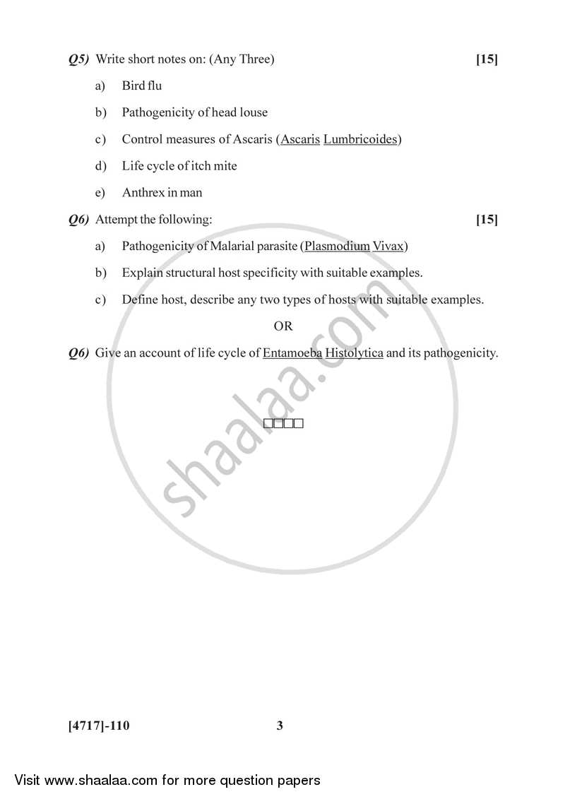 Genetics and Parasitology 2014-2015 - B.Sc. - Semester 2 (FYBSc) - University of Pune question paper with PDF download