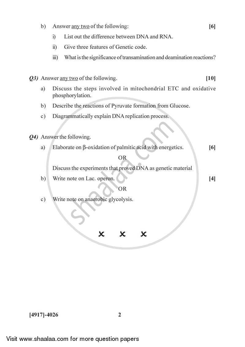 Introduction to Biochemistry and Molecular Biology 2015-2016 - B.Sc. - Semester 6 (TYBSc) - University of Pune question paper with PDF download