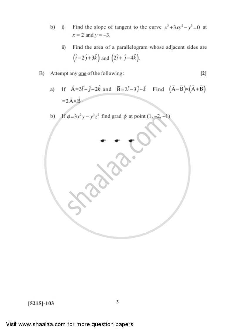 Mathematical Methods in Physics 2017-2018 - B.Sc. - Semester 3 (SYBSc) - University of Pune question paper with PDF download