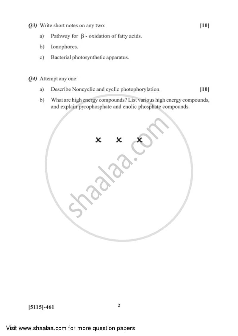 Metabolism 2016-2017 - B.Sc. - Semester 6 (TYBSc) - University of Pune question paper with PDF download