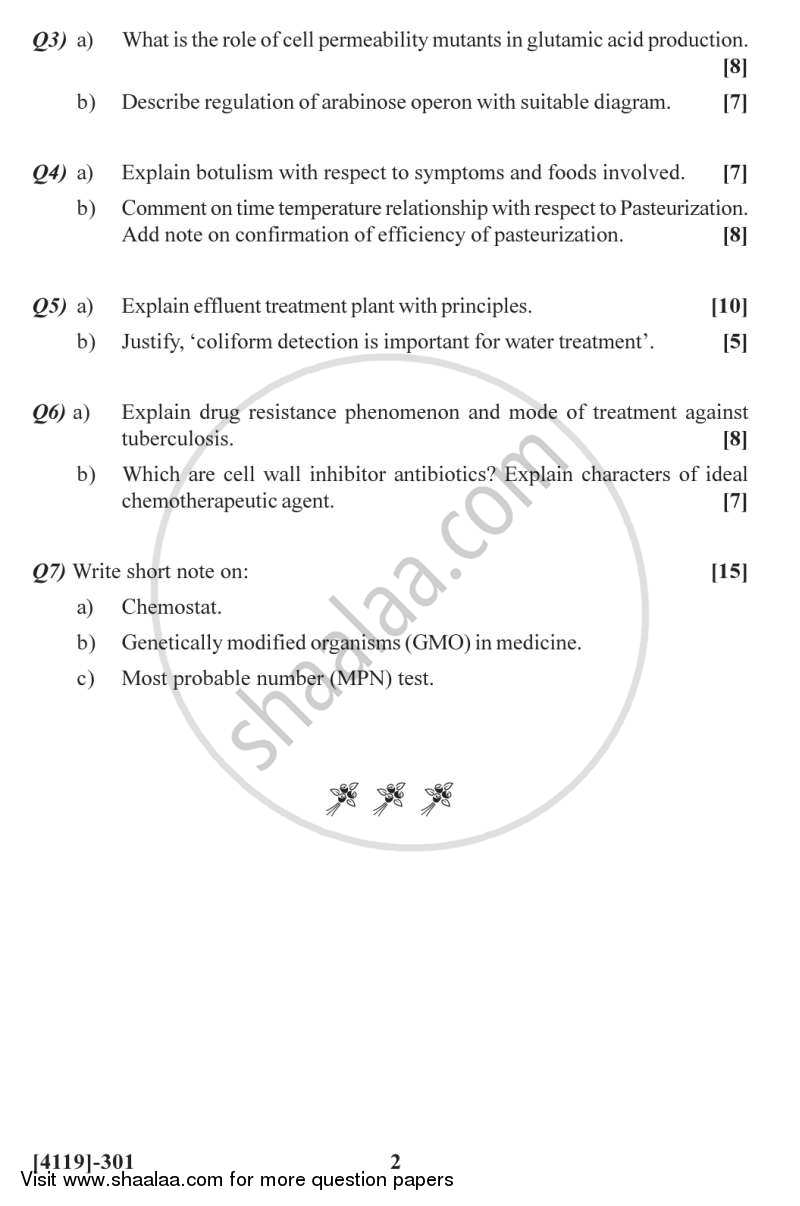 Microbial Biotechnology 2012-2013 - B.Sc. - Semester 5 (TYBSc) - University of Pune question paper with PDF download