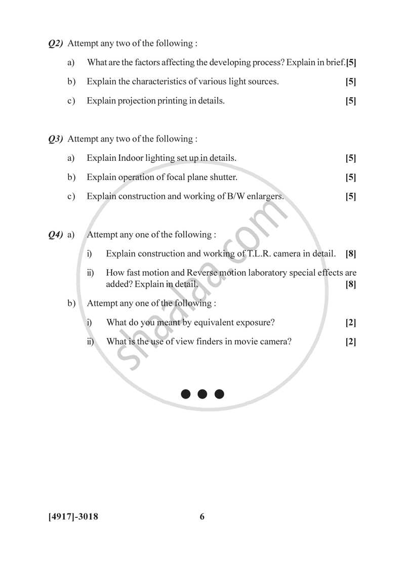 Motion Picture Physics 2015-2016 - B.Sc. - Semester 5 (TYBSc) - University of Pune question paper with PDF download
