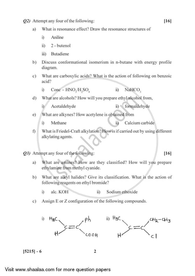 Organic and Inorganic Chemistry 2017-2018 - B.Sc. - Semester 2 (FYBSc) - University of Pune question paper with PDF download