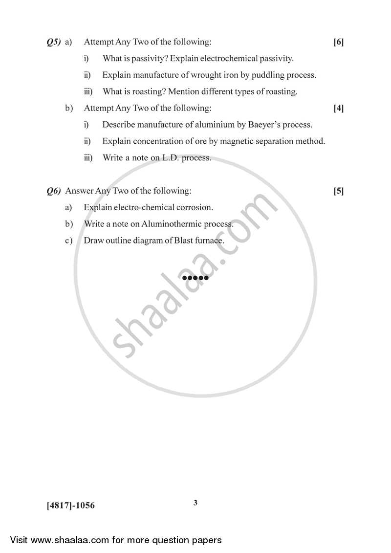 Organic and Inorganic Chemistry 2015-2016 - B.Sc. - Semester 3 (SYBSc) - University of Pune question paper with PDF download