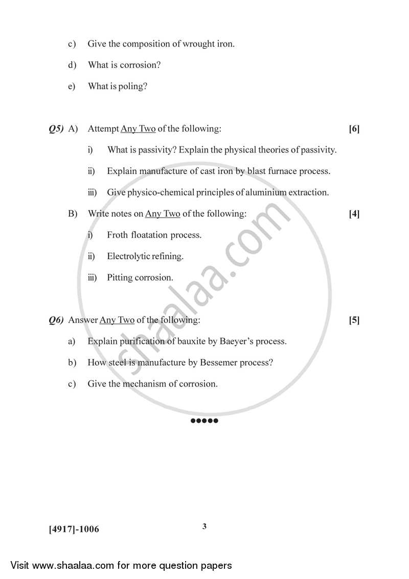 Organic and Inorganic Chemistry 2015-2016 - B.Sc. - Semester 3 (SYBSc) - University of Pune question paper with PDF download