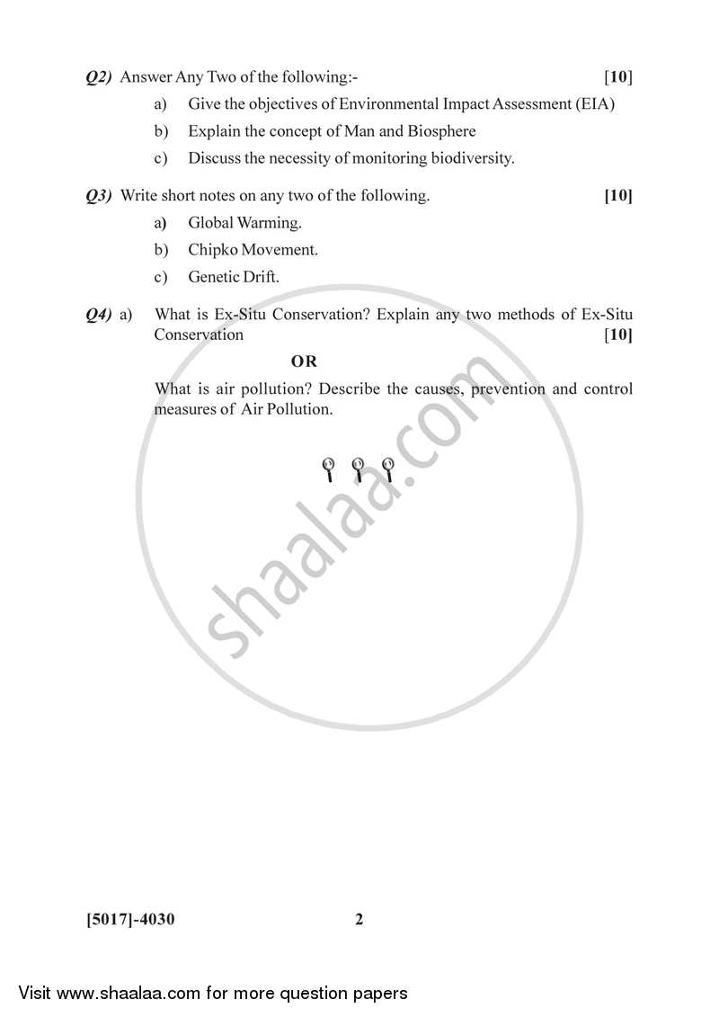 Plant Ecology and Biodiversity 2016-2017 - B.Sc. - Semester 6 (TYBSc) - University of Pune question paper with PDF download