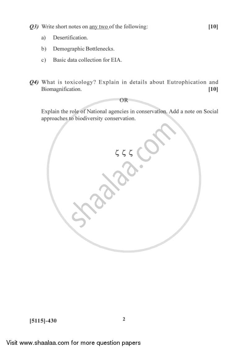 Plant Ecology and Biodiversity 2016-2017 - B.Sc. - Semester 6 (TYBSc) - University of Pune question paper with PDF download