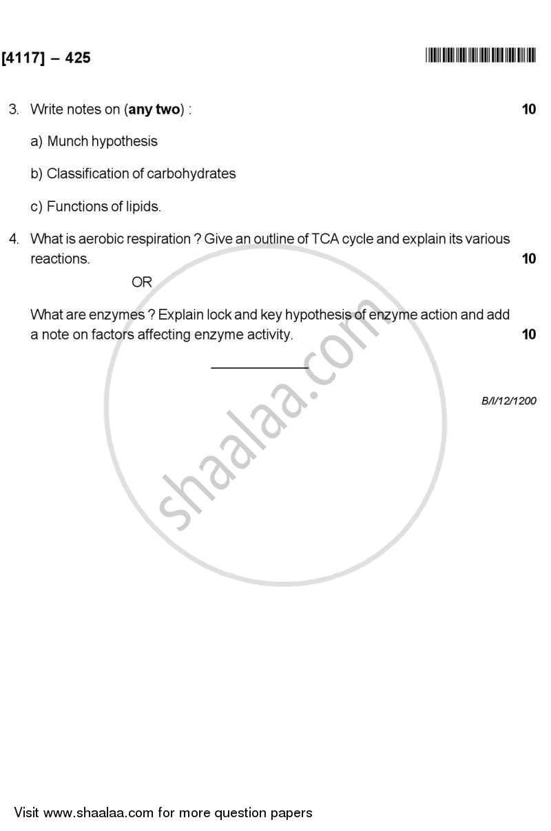Plant Physiology and Biochemistry 2012-2013 - B.Sc. - Semester 6 (TYBSc) - University of Pune question paper with PDF download