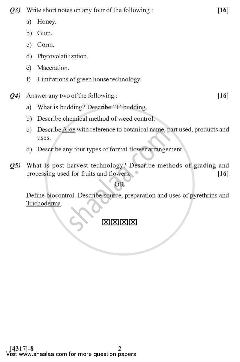Plant Resources - Management and Utilization 2013-2014 - B.Sc. - Semester 2 (FYBSc) - University of Pune question paper with PDF download