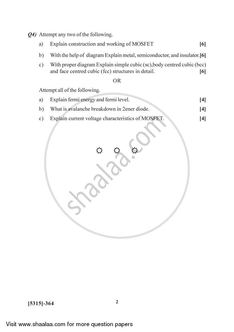 Principles of Semiconductors Devices 2017-2018 - B.Sc. - Semester 5 (TYBSc) - University of Pune question paper with PDF download