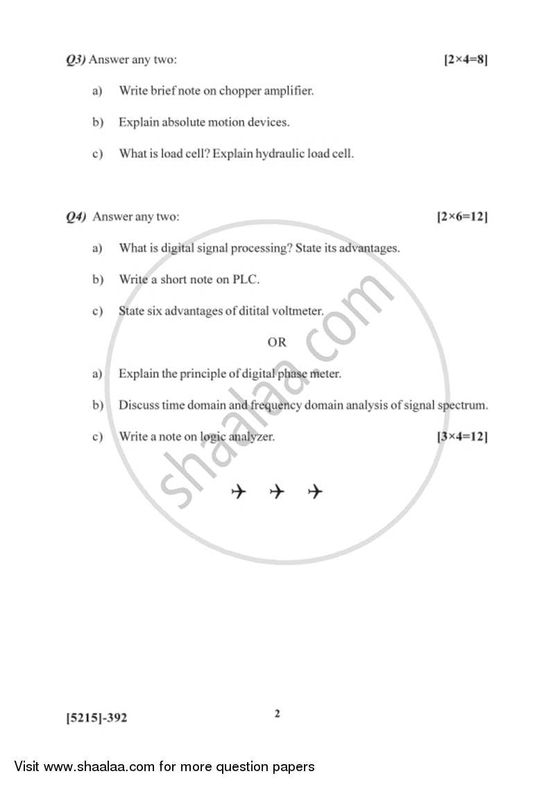 Electronic Instrumentation 2017-2018 Semester 5 (FYBSc) - University of Pune question paper with PDF download