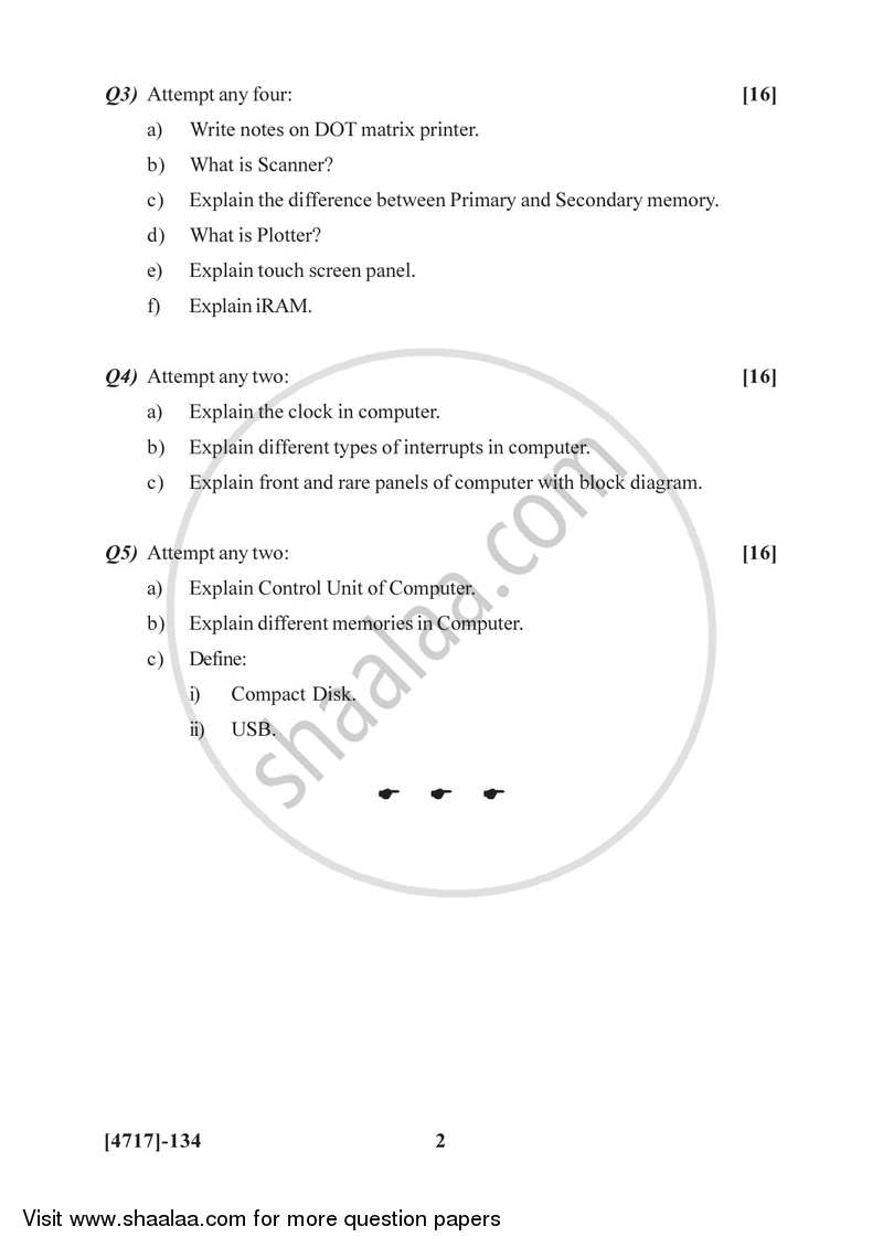 Essentials of Computer 2014-2015 Semester 2 (FYBSc) - University of Pune question paper with PDF download