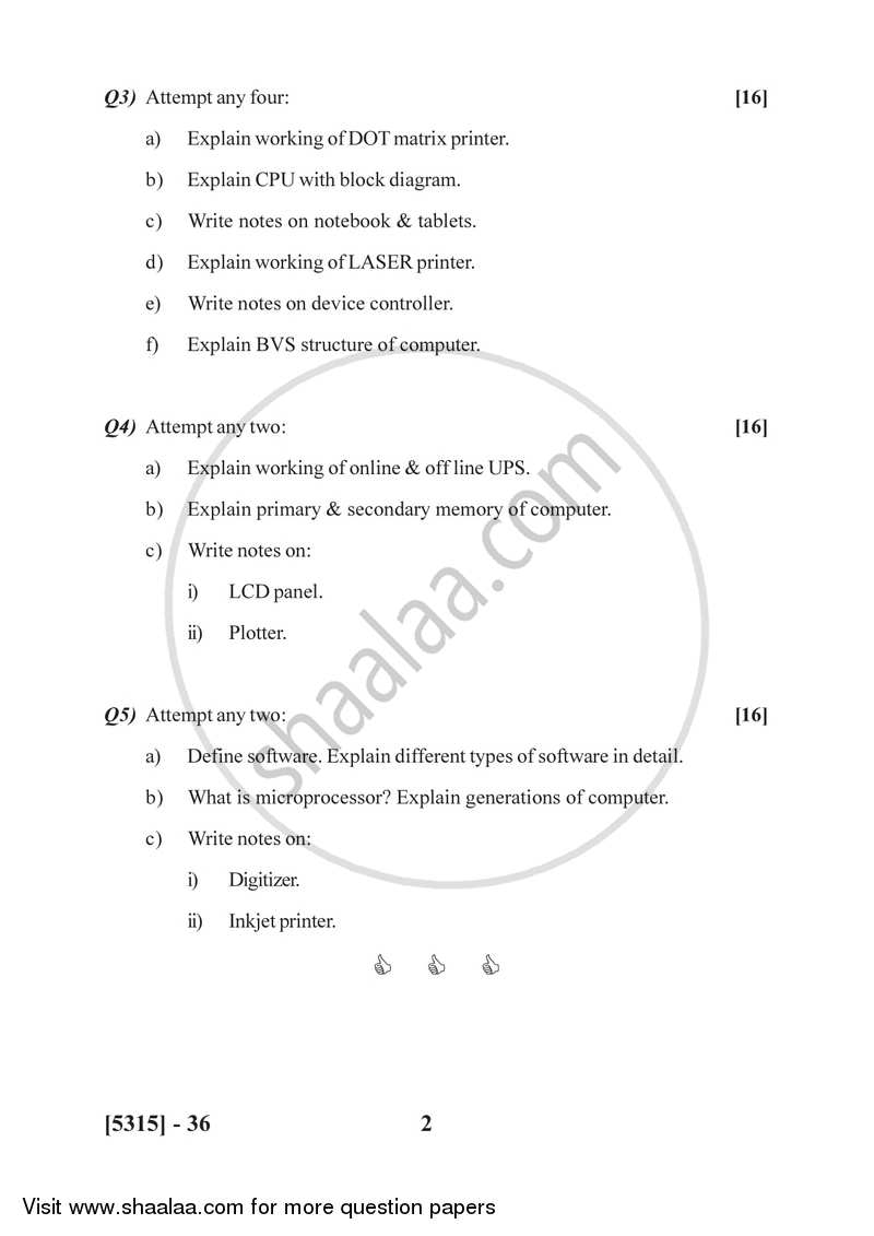 Essentials of Computer 2017-2018 Semester 2 (FYBSc) - University of Pune question paper with PDF download