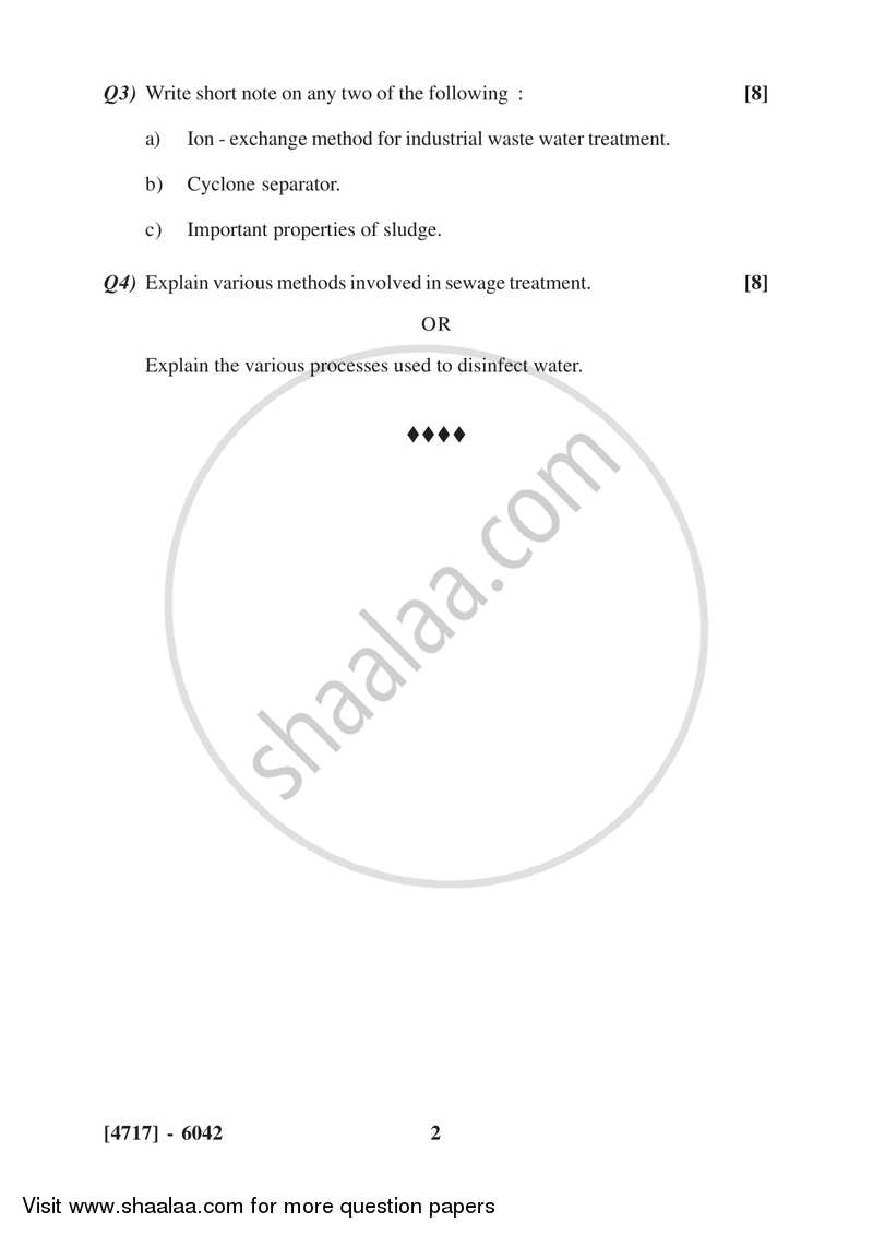 Industrial Pollution 2014-2015 Semester 4 (FYBSc) - University of Pune question paper with PDF download