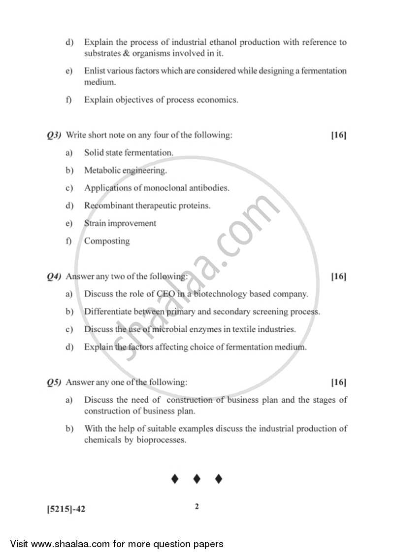 Industrial Processes and Products 2017-2018 Semester 2 (FYBSc) - University of Pune question paper with PDF download