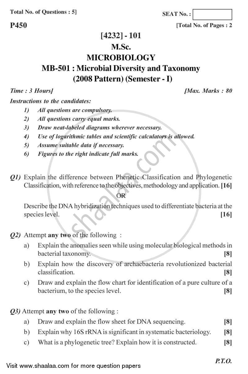 Microbiology Bacteria Classification Chart