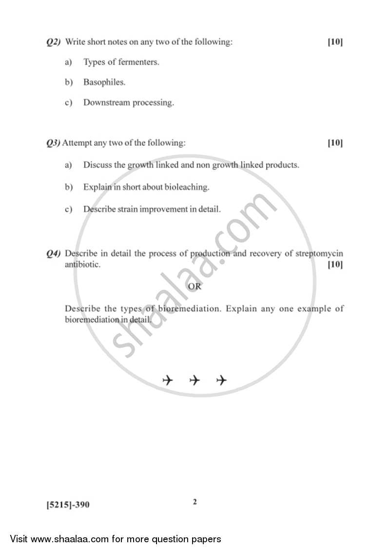 Microbial Biotechnology and Fermentation 2017-2018 Semester 5 (FYBSc) - University of Pune question paper with PDF download