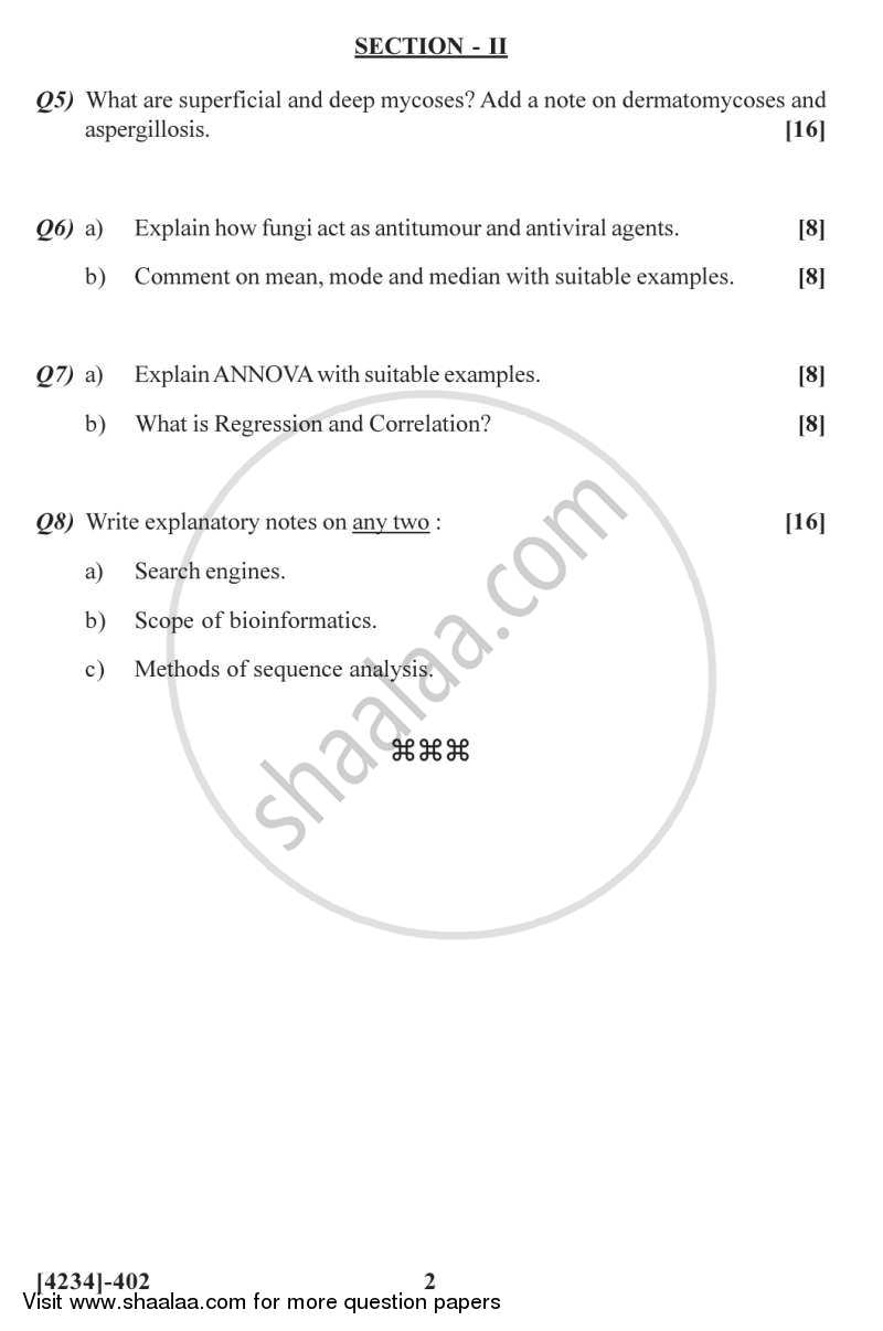 Applied Botany 2012-2013 - M.Sc. - Semester 4 - University of Pune question paper with PDF download