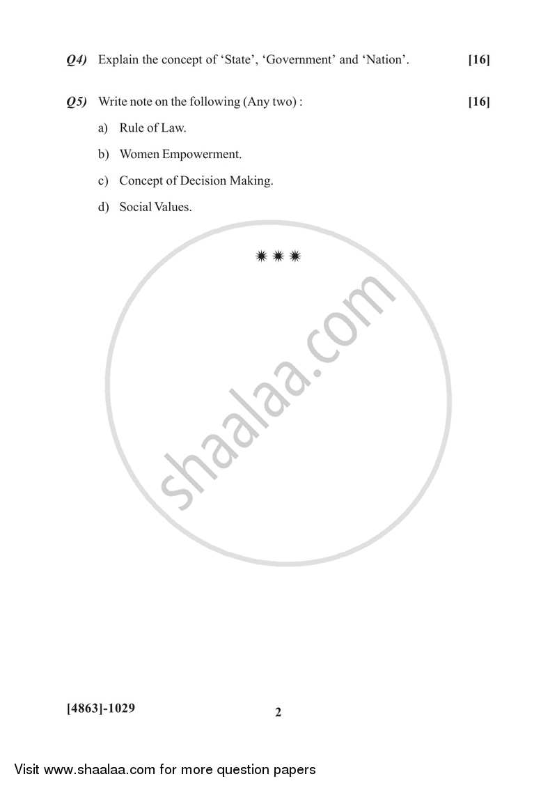 Restructuring 2015-2016 Semester 1 (FYBSc) - University of Pune question paper with PDF download