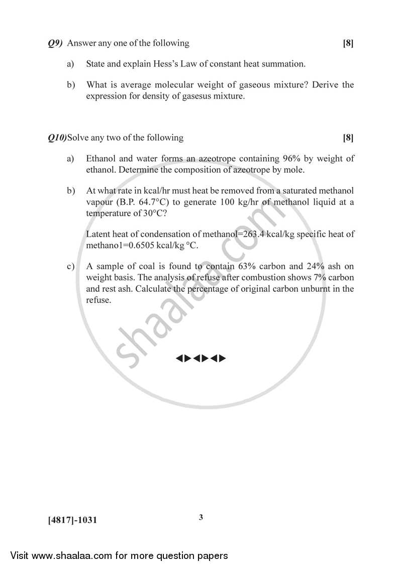 Surface Chemistry and Catalysis 2015-2016 Semester 2 (FYBSc) - University of Pune question paper with PDF download