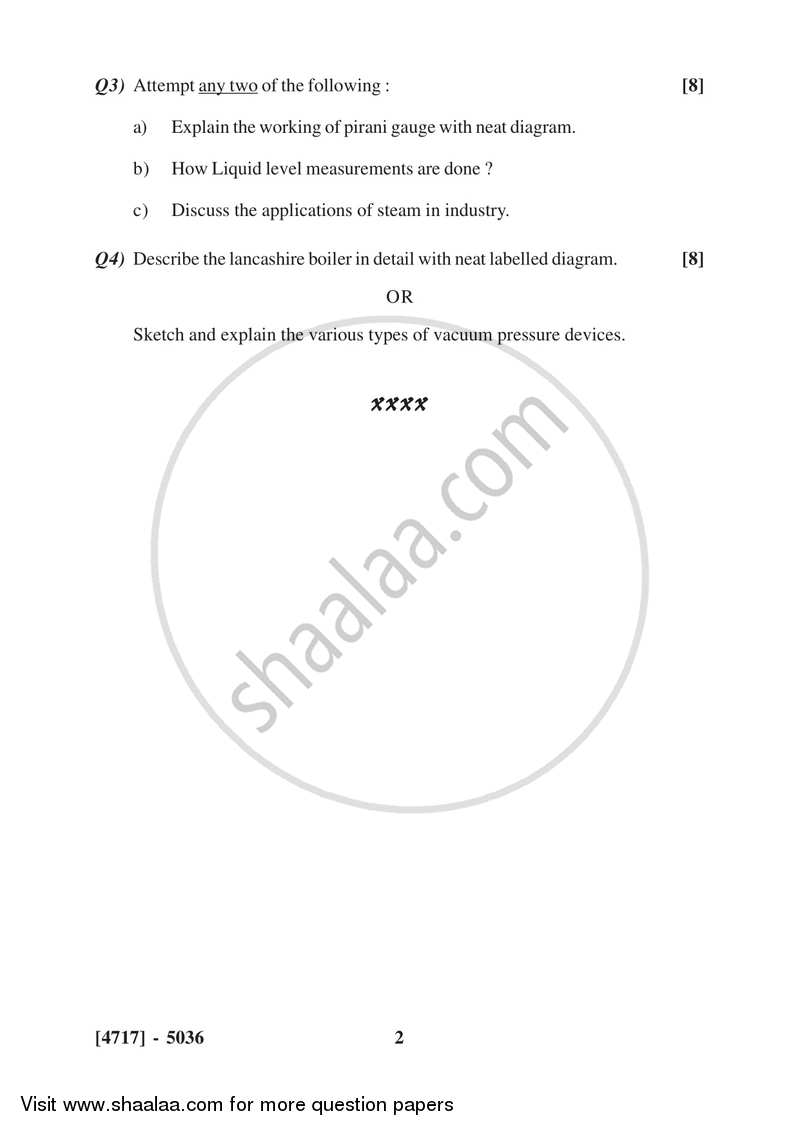 Utilities, Unit Operations and Process Instrumentation 2014-2015 Semester 3 (FYBSc) - University of Pune question paper with PDF download