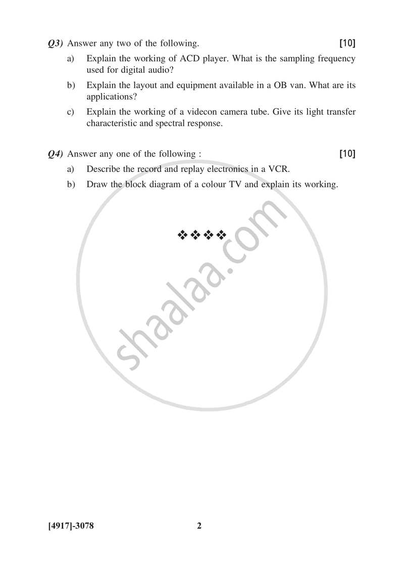 Video Recording and Playback Systems 2015-2016 Semester 5 (FYBSc) - University of Pune question paper with PDF download